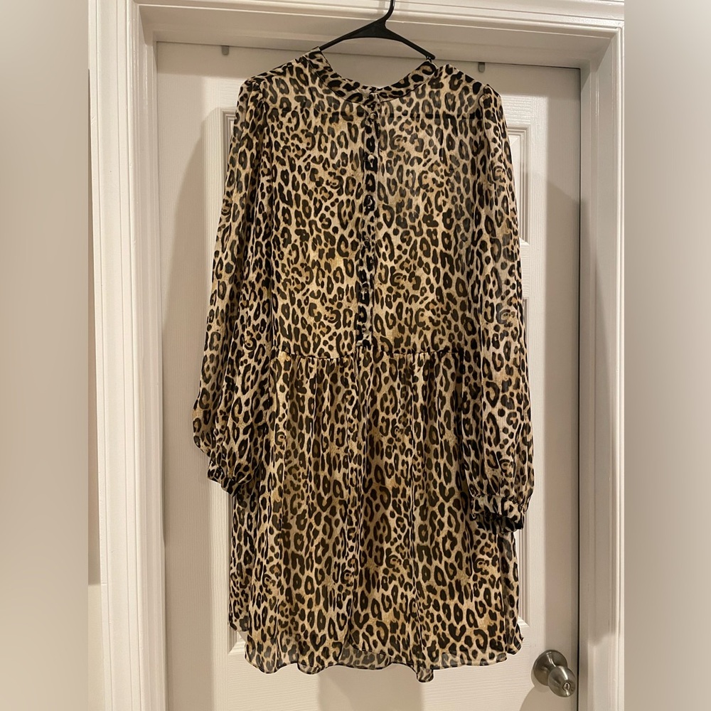 Cheetah BabyDoll Dress